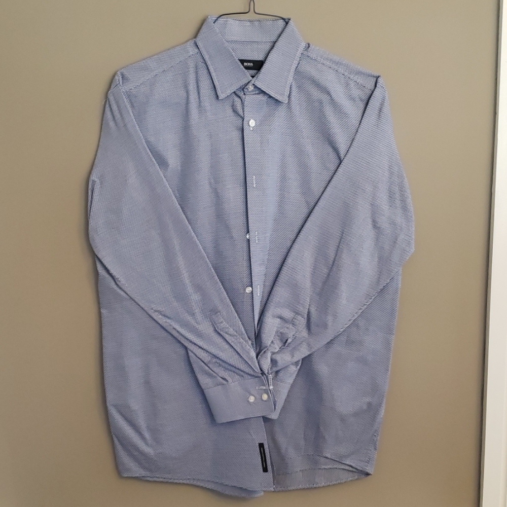 Hugo Boss sharp fit mens dress shirt